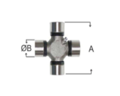 Cruceta de Cardan 8 Furos 39 Estrias Ret. 76,2 Mm [5263X]  Ford Cargo  1314 1987  Todas