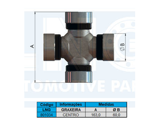 Cruceta Cardan MB/VW 163x60 