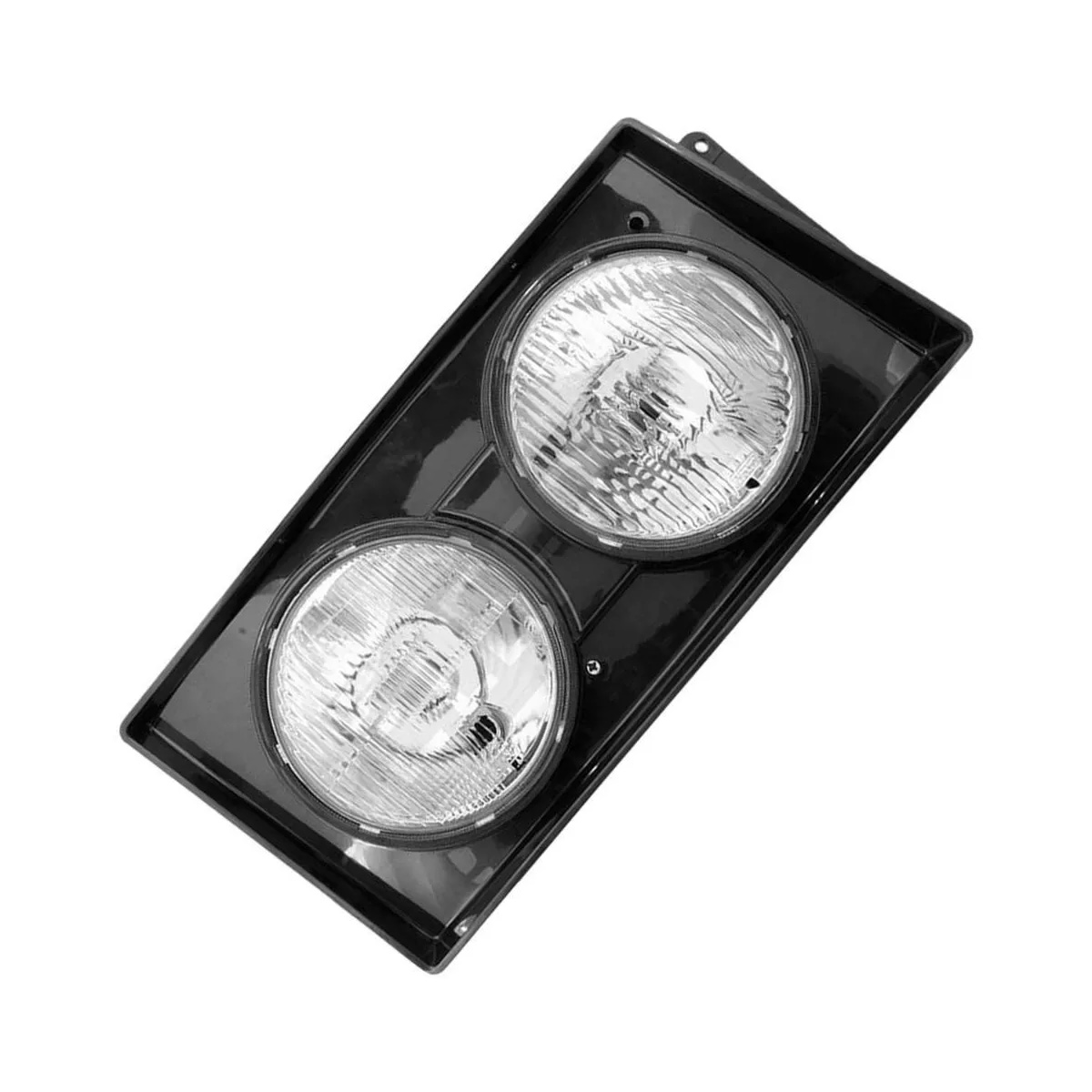 Farol Doble/H1 Halog./H1 C/Carc. y Mold. Negra L/Pesa. VW 03-> Derecho