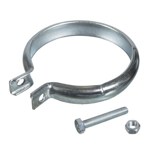 Abrazadera Estampada 3pulg  inox p/Tubo Motor MB 1718 / 1315