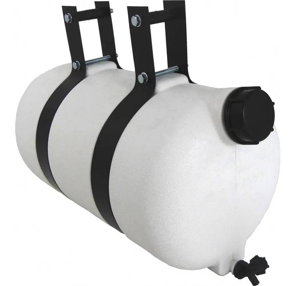 Estanque 26 Litros para Agua con Soporte met Negro c/jabonera