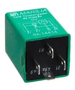 Reley  12 Volt 4 Teminales Inyeccion Electrica. VW/Ford