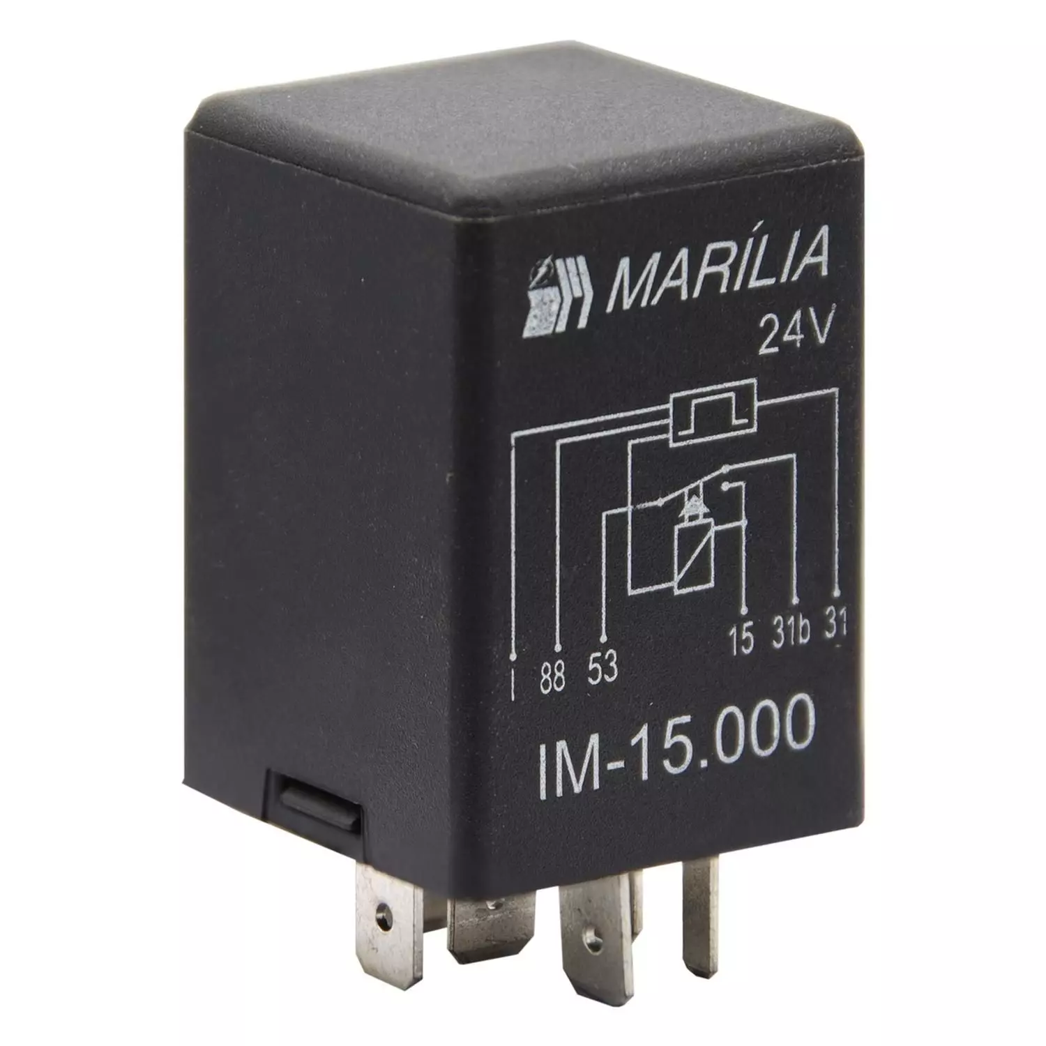 Reley  24 Volt 6 Teminales Limp. de Parabrisas