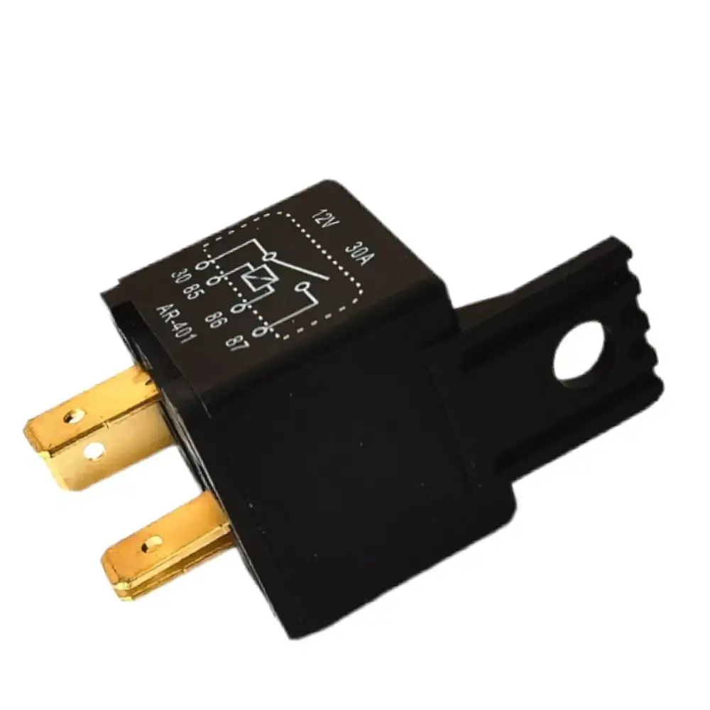 Reley 12 Volt 30A . 4 Terminales C/ Fusible