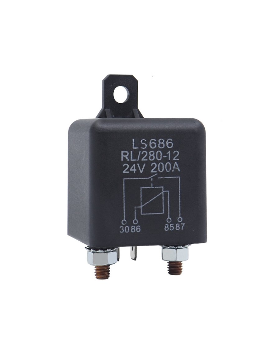 Reley  de Partida 24 Volt. MB 12-150 HMS 4 Term. Aplicacion: Motor de partida 39MT